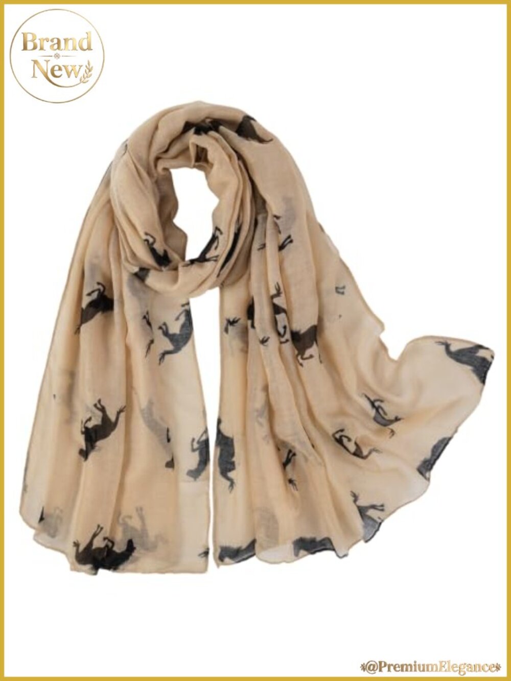 Lightweight Viscose Animal Print Scarf Shawl Wrap Women Travel Beach